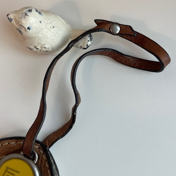 Fossil Luggage Tag Bag Charm - Picture 6 of 11